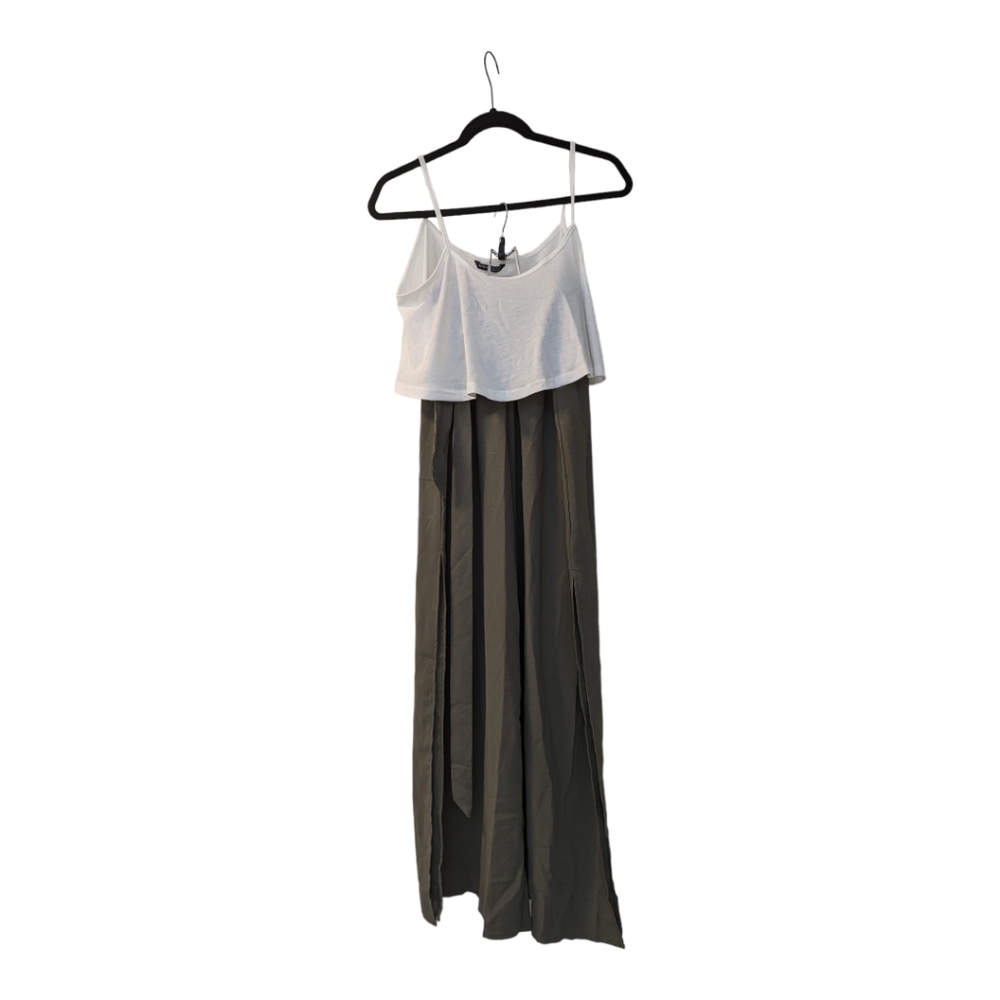 SHEIN VCAY Crop Top & Split Thigh Pant - Picture 4 of 5